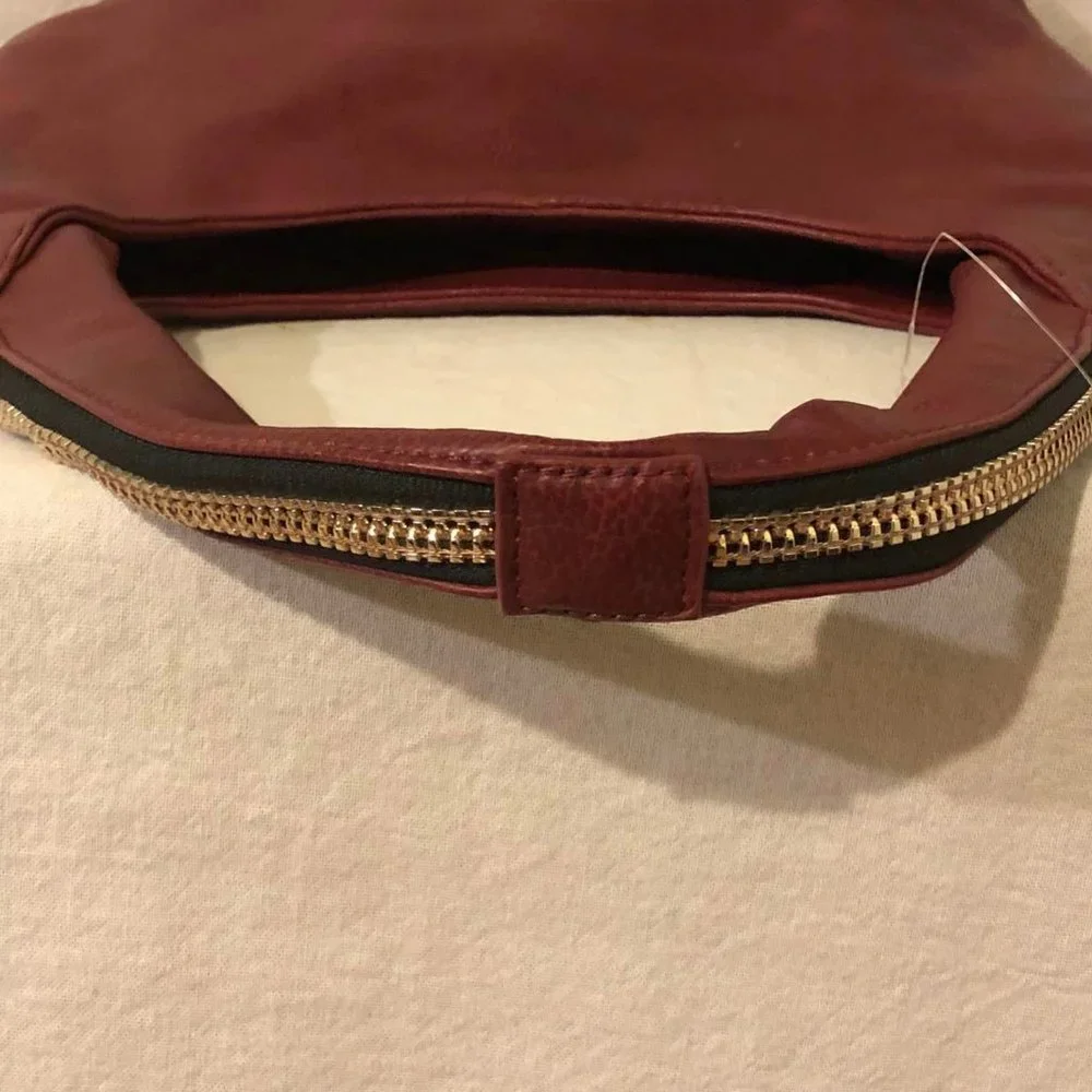 NWT Massini Maroon Hobo/Handbag